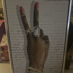 Peace (Vertical) by By Jodi - Graphic Art By Mercer41 Format: Silver Framed Canvas