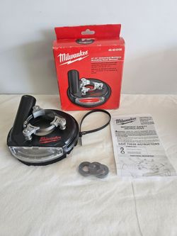 Milwaukee 49-40-6100 4 In To 5 In Grinding Dust Shroud New Open Box