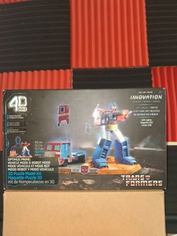 Transformers Optimus Prime 3D Model Kit 4D Build W/LED Lights 321 Pc.