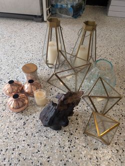 West Elm decor pieces assorted