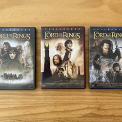 Lord of the Rings DVD Trilogy 