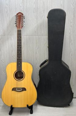 Oscar Schmidt OD312 12-String Acoustic Guitar w/ Case (A1G012647)