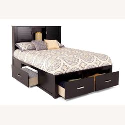 Dalton King Espresso Storage Bed
