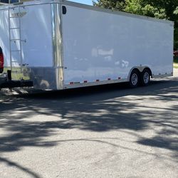 8.5x24 Enclosed Trailer Tandem axle Super Heavy Duty With Diamond Plate Roof 