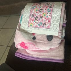 Brand New Hello Kitty Blanket