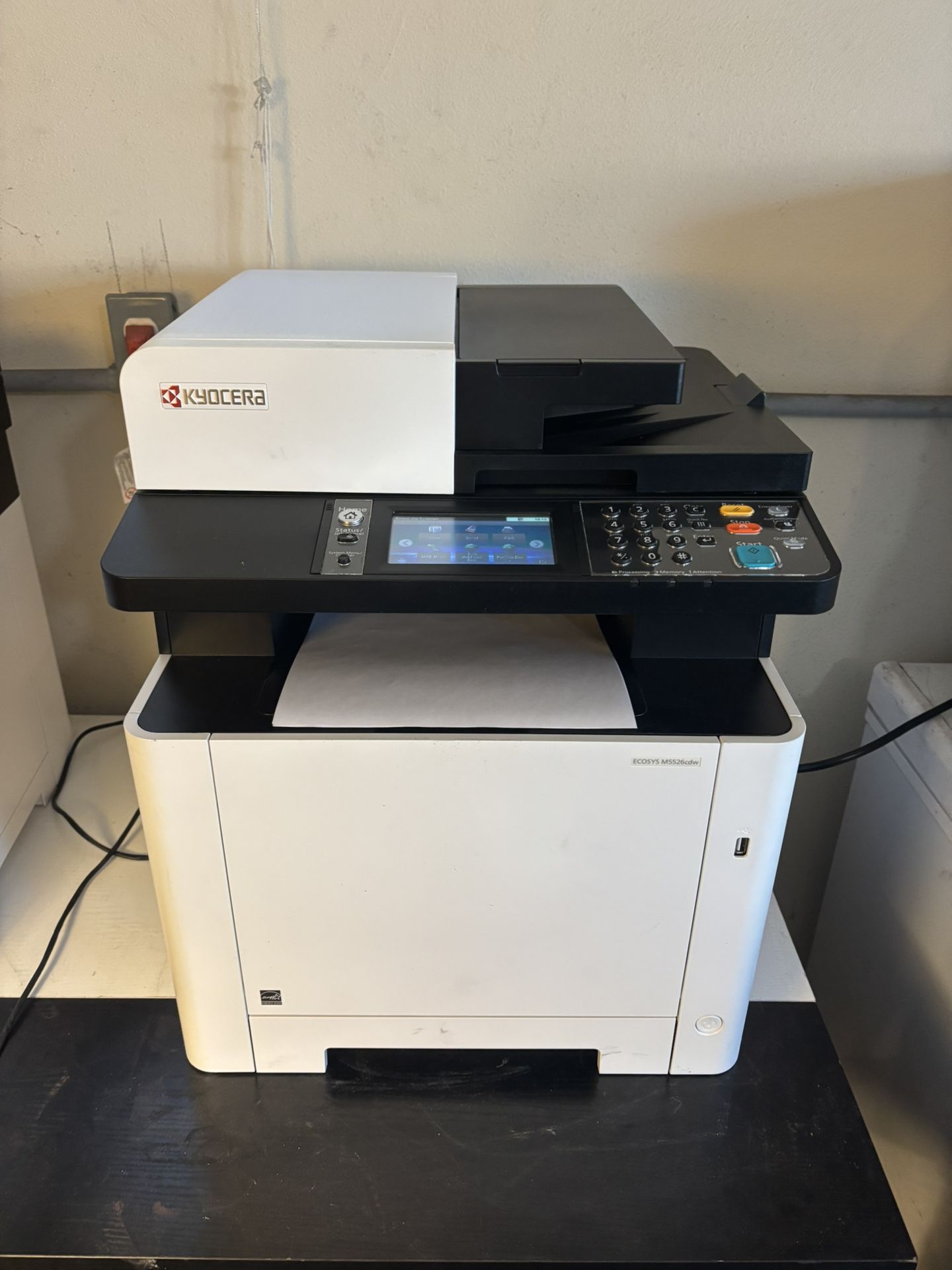 Kyocera ECOSYS M5526cdw Color Mono A4 Laser Printer Copier Scanner Fax MFP 27PPM
