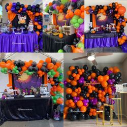 Book For Halloween Tables , Balloon Walls 🥰