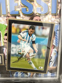 Messi Authentic Signed Photo With COA