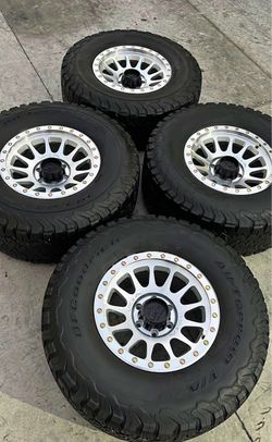 Rines nuevos 17*9 para Toyota Tacoma Chevy Silverado  GMC de 6 virlos com llantas 285/70/17 Bfgoodich