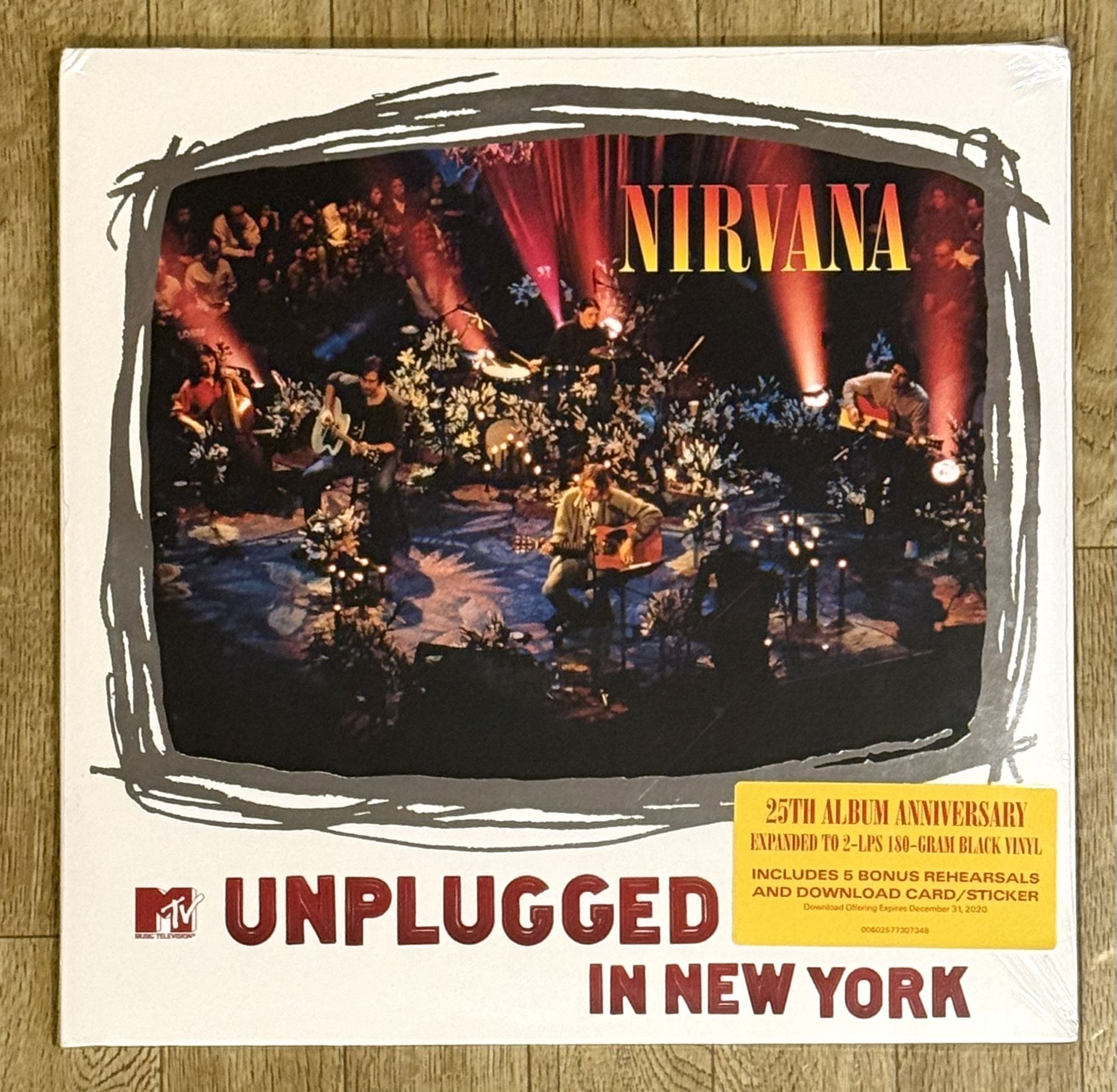 Nirvana 2LP Vinyl Record 180gram - Unplugged - New Sealed 