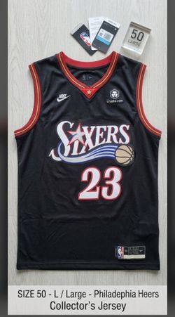 LeBron James #23 Philadelphia 76ers City Edition Jersey - Size 50 (Large) - NWT