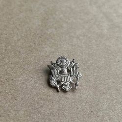 Sterling Silver USA Military Pin