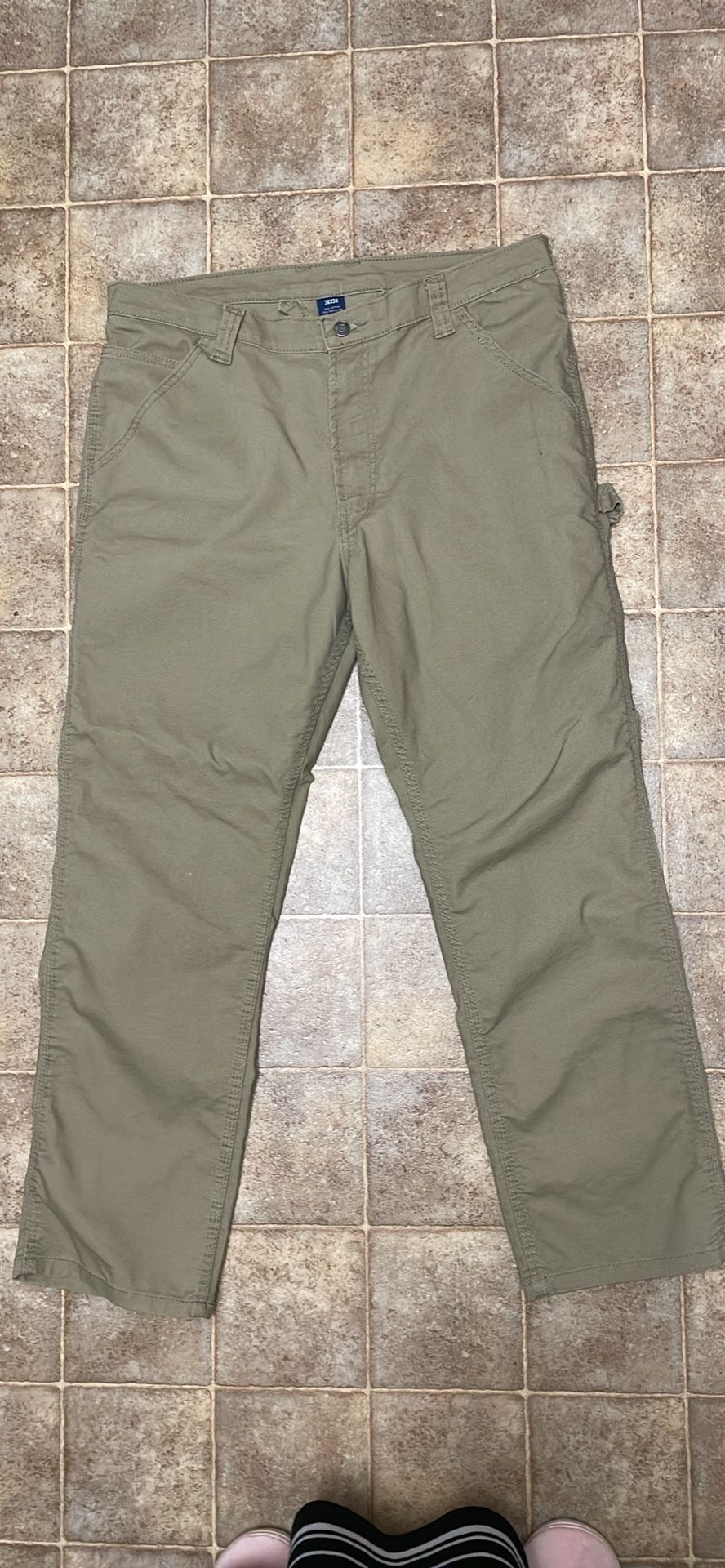 Men’s Full Blue Khaki Carpenter Pants-36x30