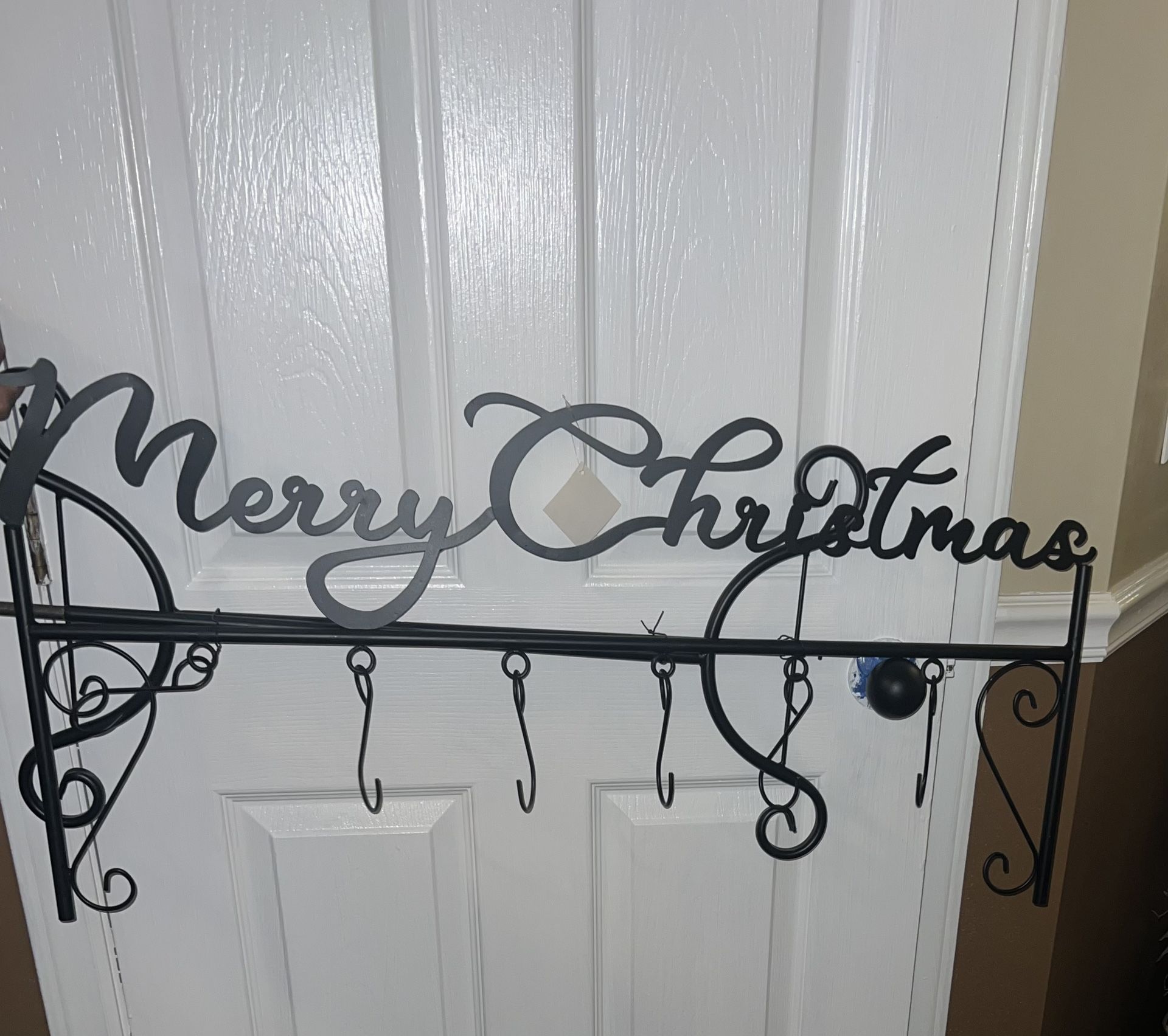 Metal Merry Christmas Stocking Hanger (pls Read Description Below)