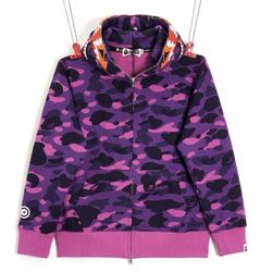 Purple Bape Hoodie Size M, L $90