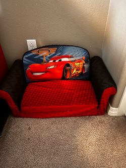 Disney Pixar’s Cars Lightning McQueen Couch for Kids Ages 3 to 7