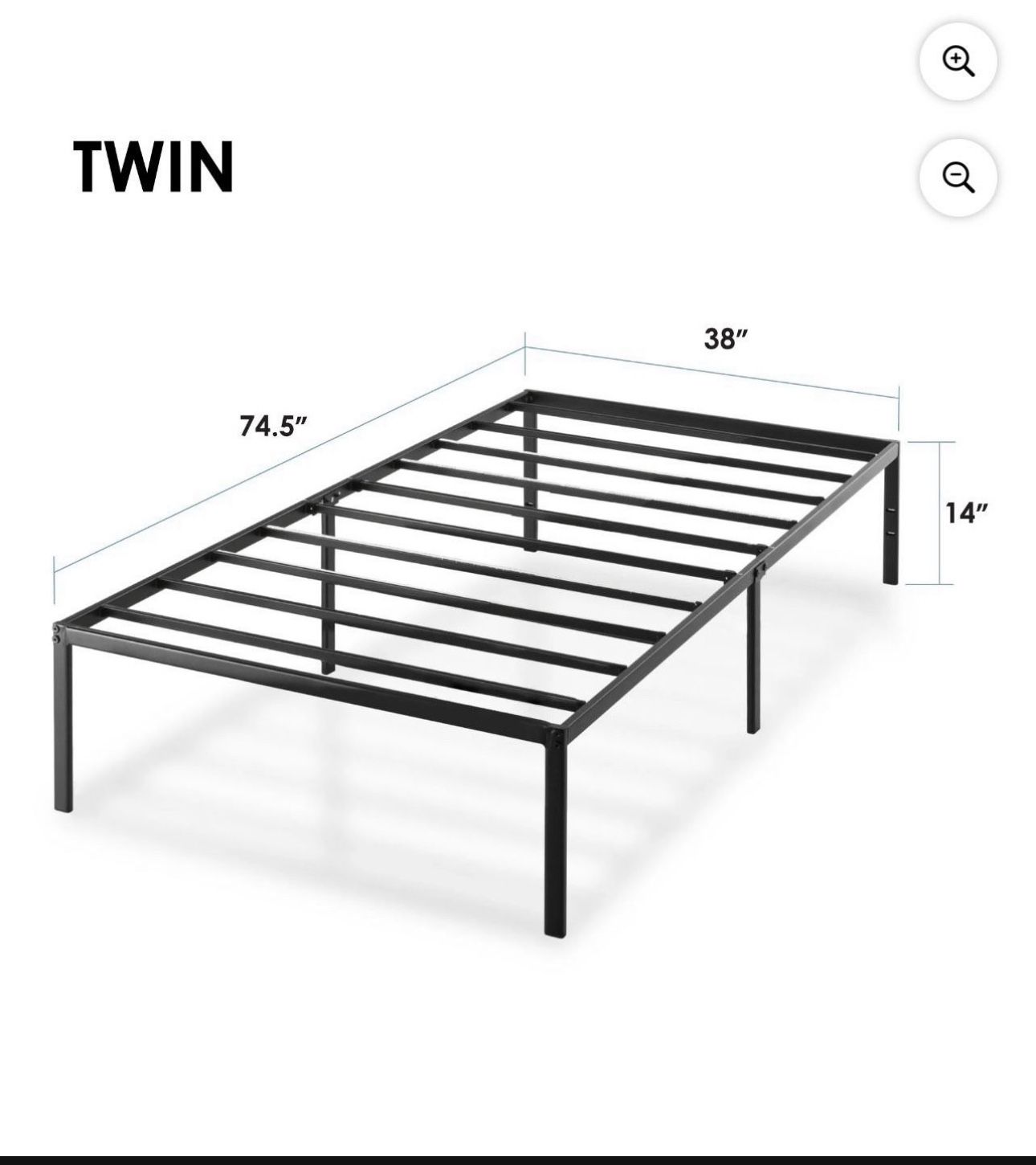 ZINUS Lorelei Twin Bed Frame