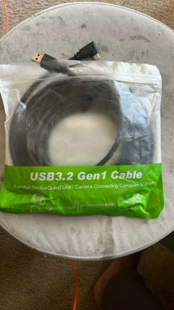 USB 3.2 Gen 1 Cable – Oculus Quest Link & Camera to PC Data Transfer Cord