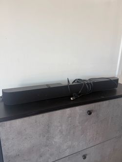 Black Soundbar with Power Cable