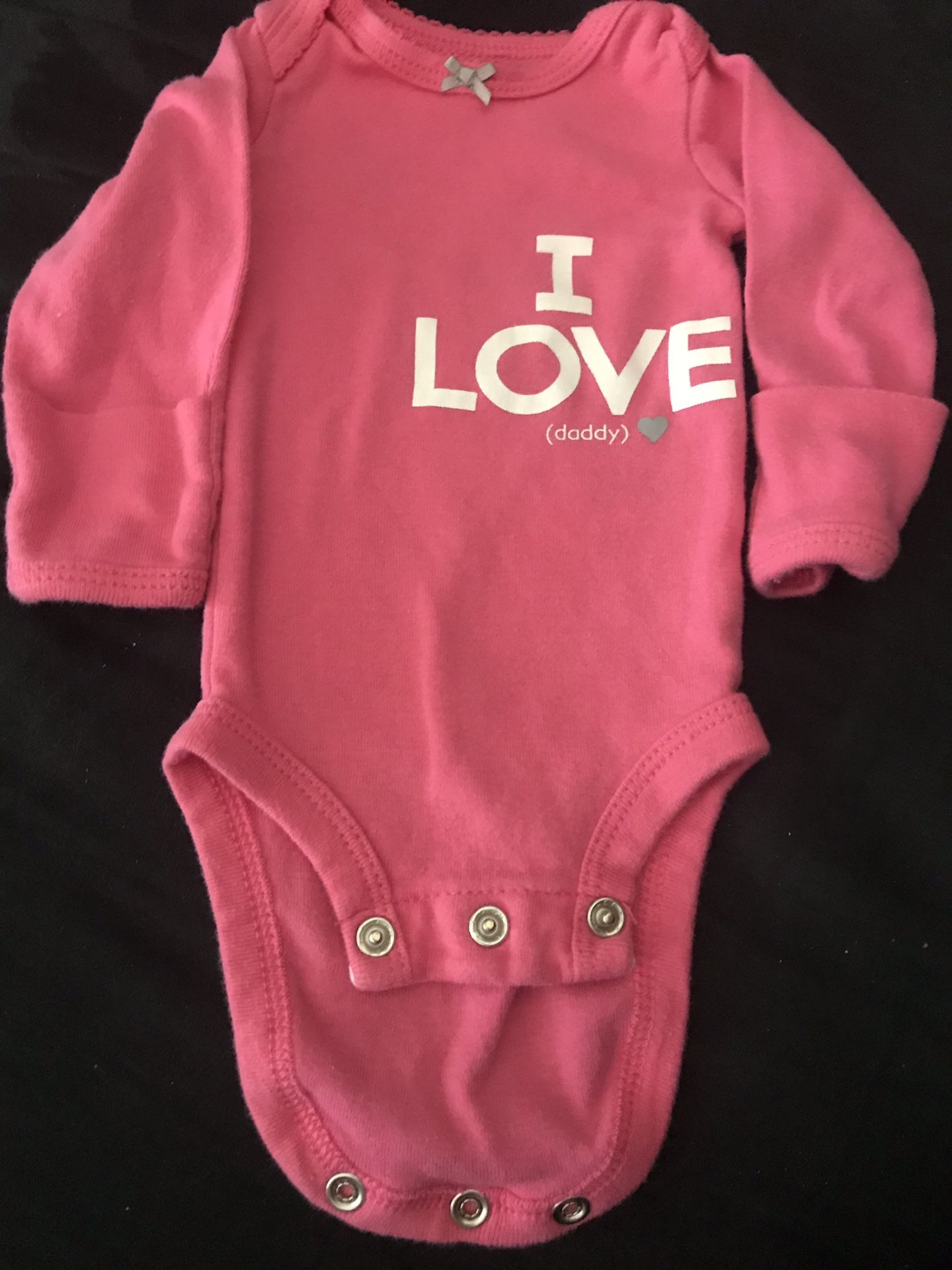 Carters baby girl newborn onesie