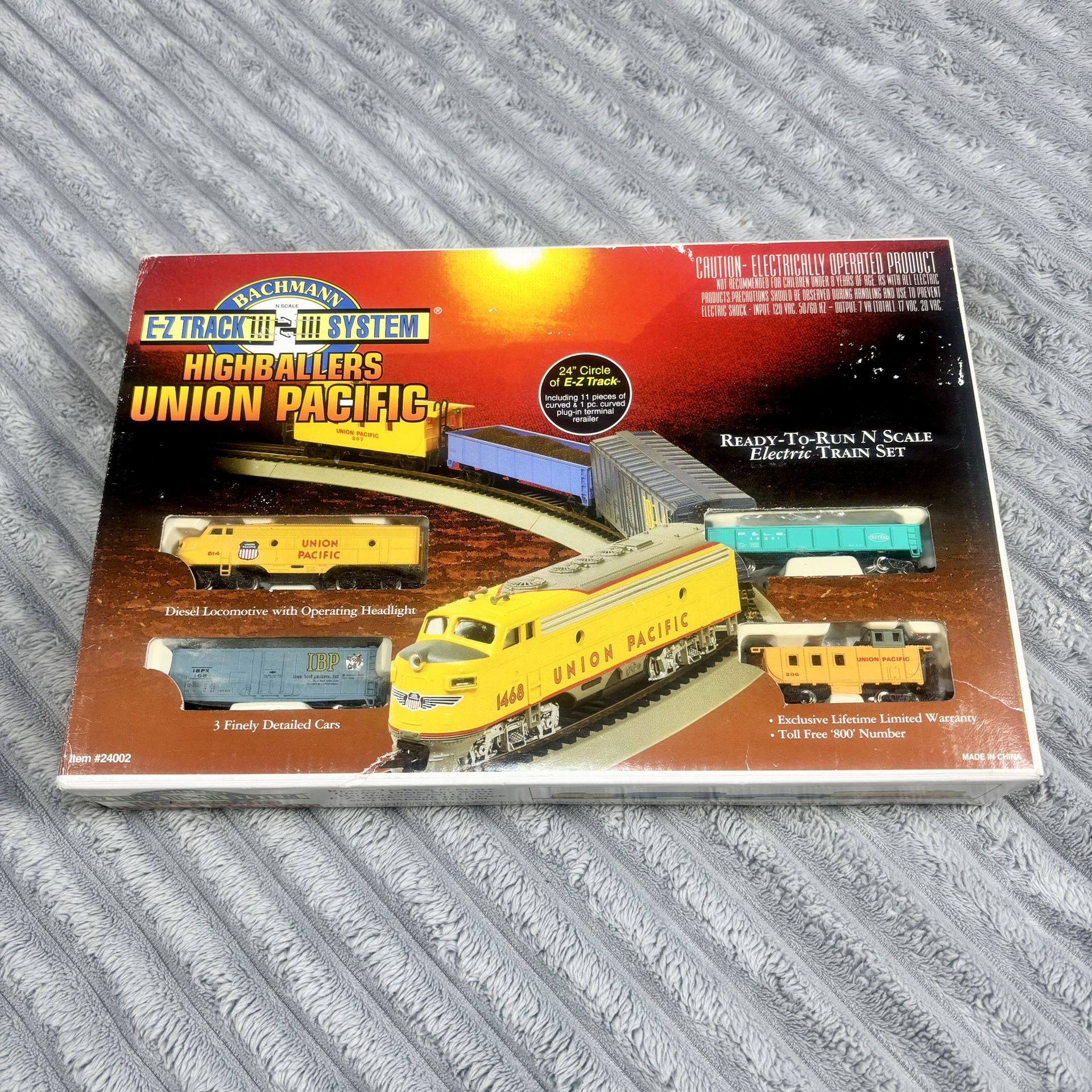 Bachmann Highballer Union Pacific N Scale Train Set #24002 NIB 