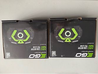 2 EGO 5 AMP Batteries