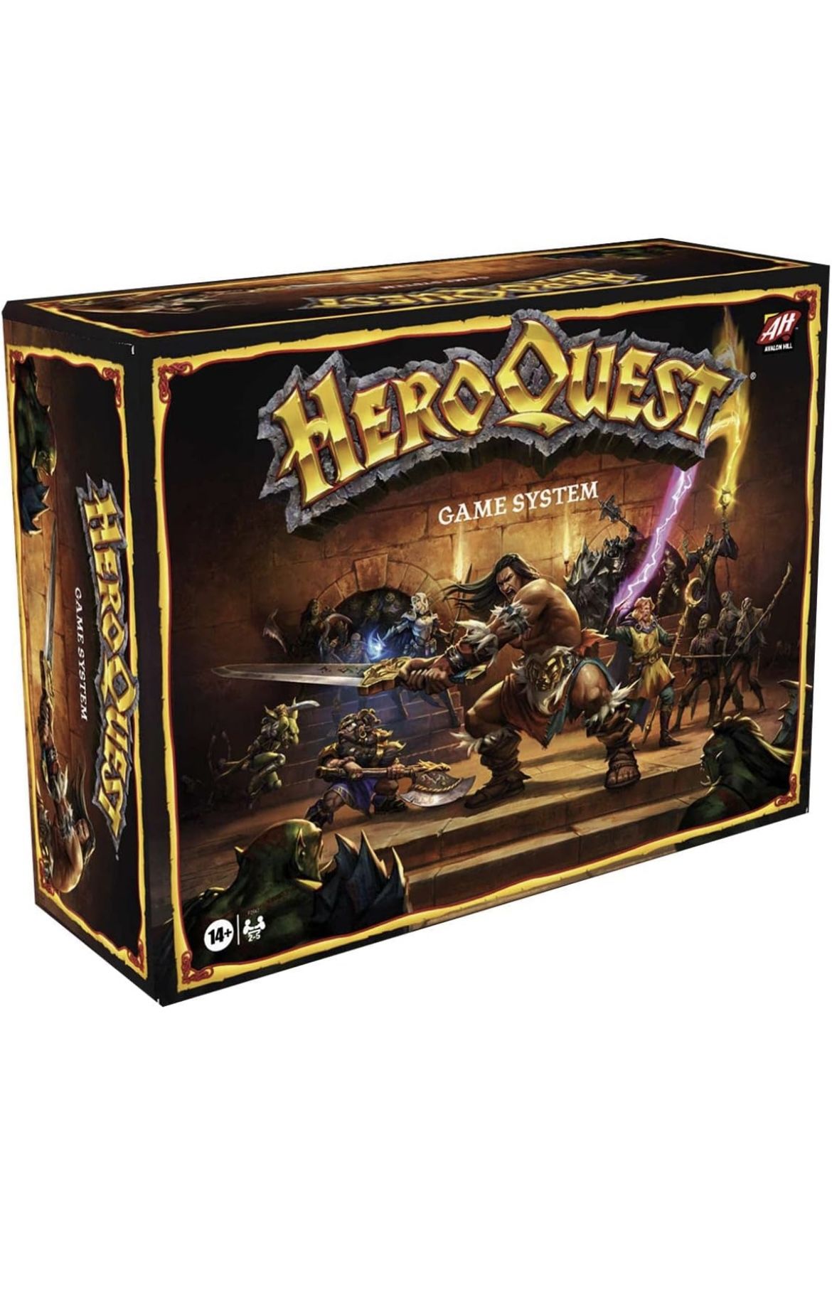 Hasbro Gaming Avalon Hill HeroQuest Game System Tabletop Board Game,Immersive Fantasy Dungeon Crawler Adventure Game for Ages 14 and Up,2-5 Players