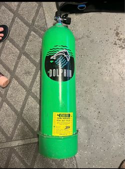 Dolphin Scuba Diving Aluminum Tank