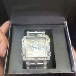Jbw 10 Yr Edition Phantom Genuine Diamond Watch 