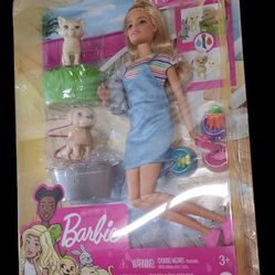2018 Barbie Play ‘n' Wash Pets Doll and Playset Accessories