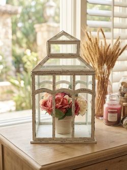 Large Windowpane Lantern