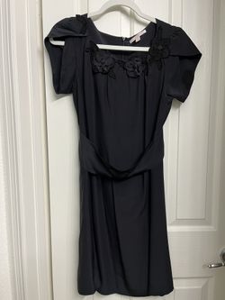 Rebecca Taylor Black Holiday Dress Size 4