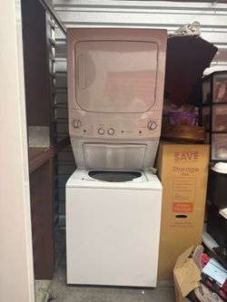 GE unitized washer/dryer laundry center