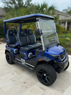 Evolution 2025 D-Max XT4 Golf Cart in like new condition