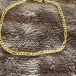 14k link Bracelet Stamped 14k