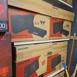 Kicker Subwoofer Face Down With Box