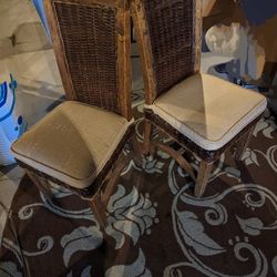 TWO Dining Chairs (Matching Pair)