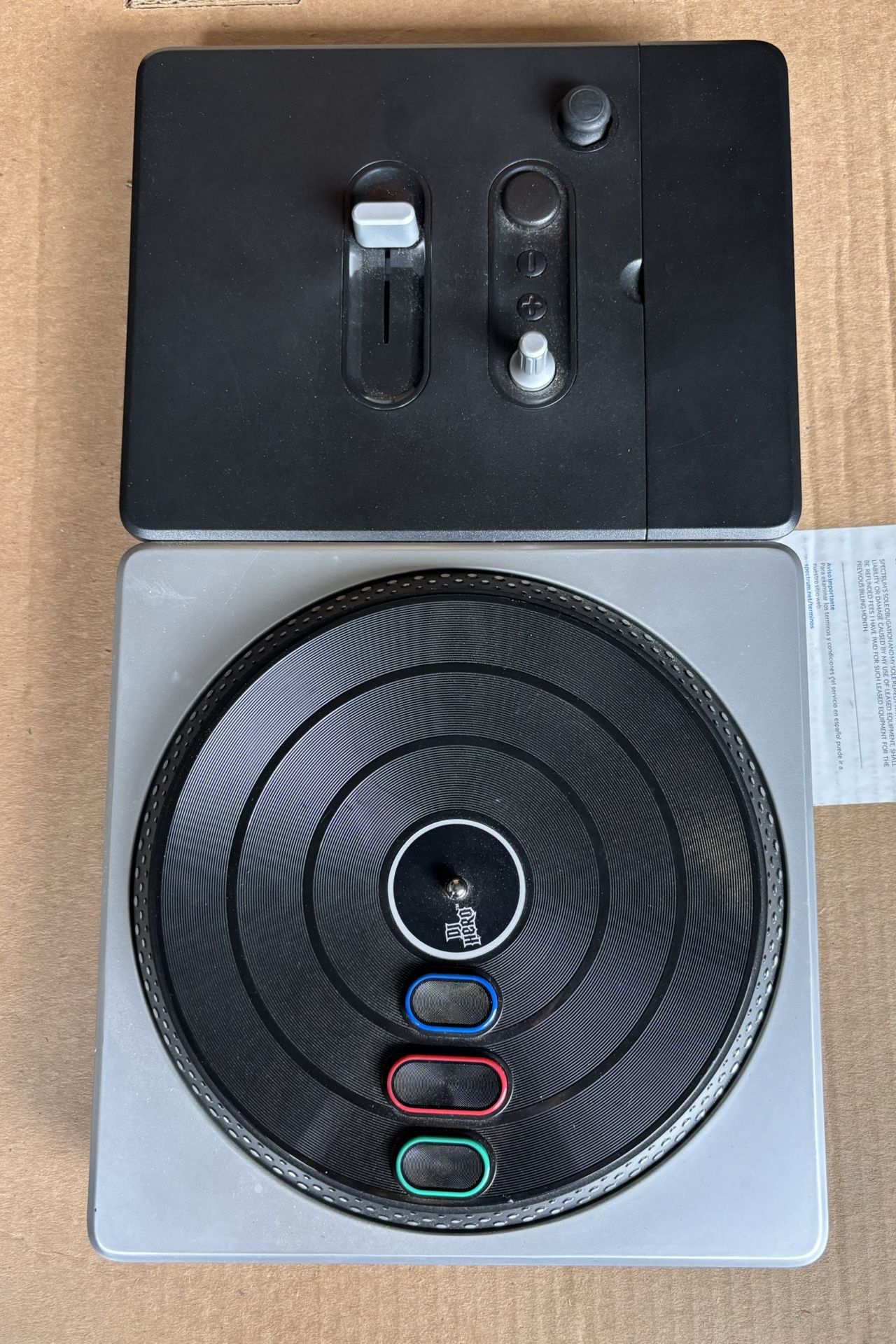 DJ Hero Wireless Turntable Controller For Xbox 360 Model 95855.809