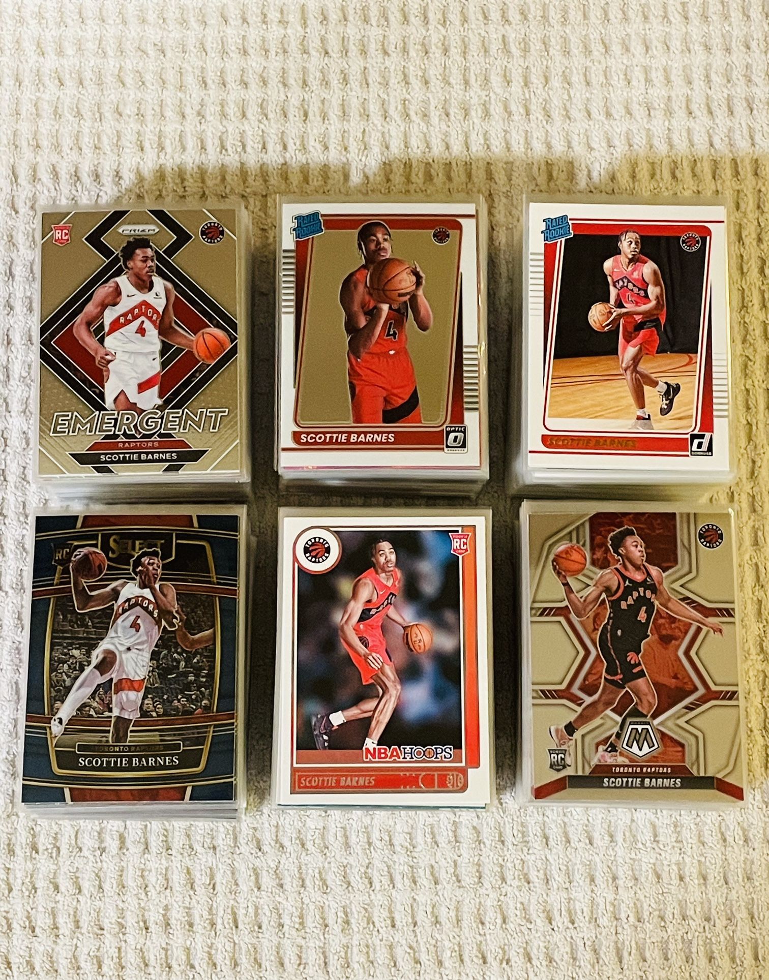 Card Raptor Toronto Raptors 330 Card Basketball Lot! Rookies, Prizms, Parallels ...