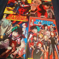 My Hero Academia Manga Volume 1 Through 4