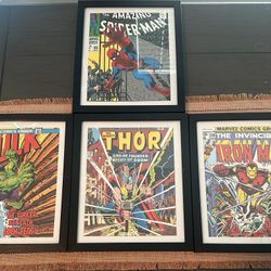 Framed Marvel Photos
