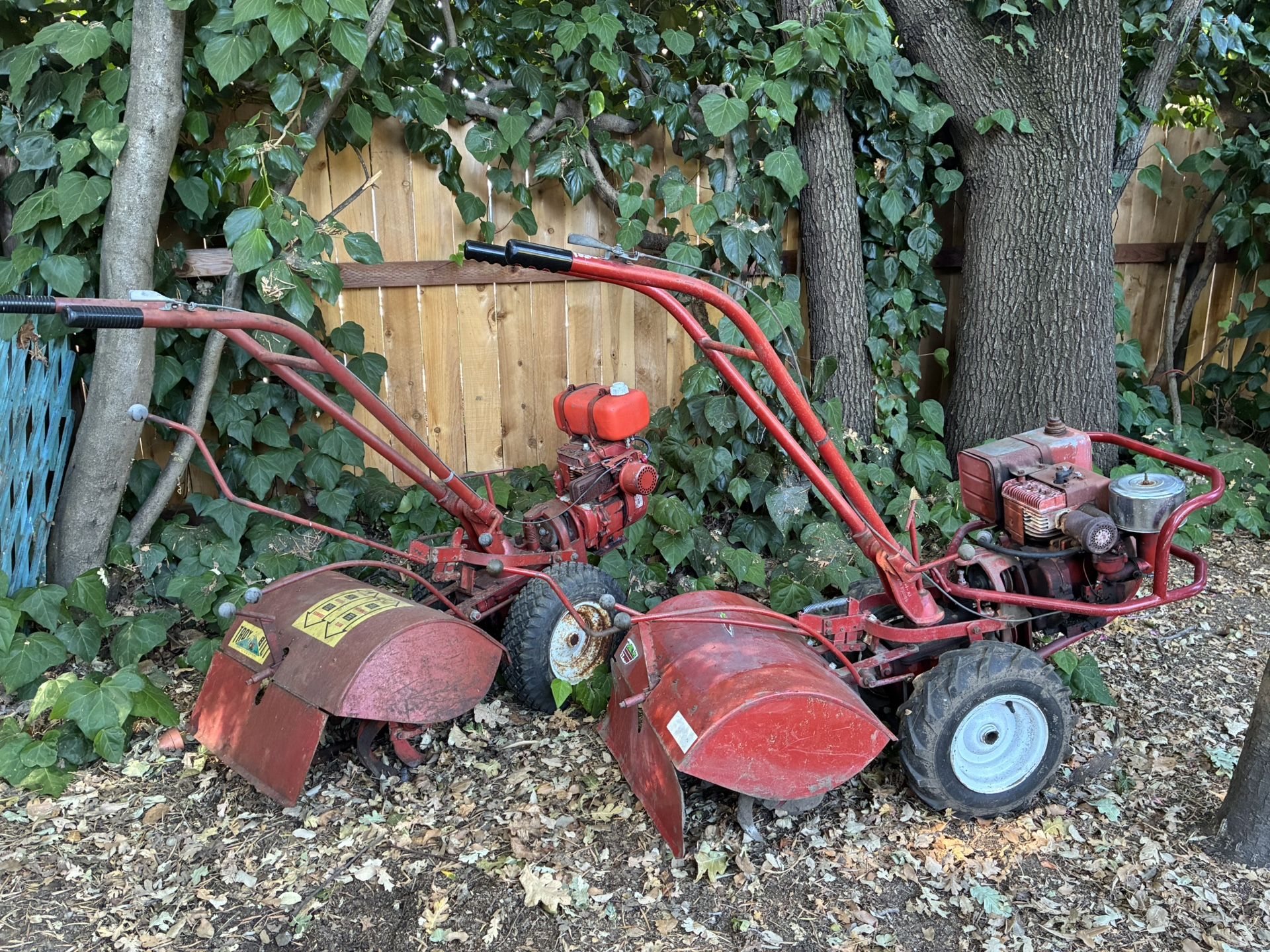 Troy Horse Rototiller x2