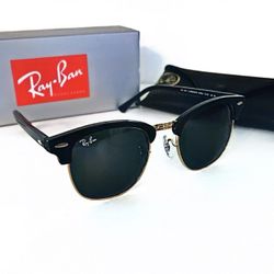 NEW RAYBAN CLUBMASTER SUNGLASSES 