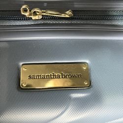 Samantha Brown Luggage 19" Hardside  Travel SuitCase 