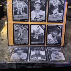 Fleer Greats of the Game MLB 35-Card Lot 1991 HOF Dizzy Vance Big Train Hornsby