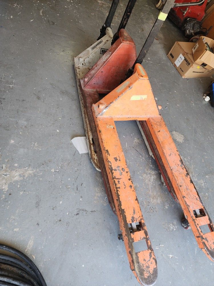 Free Pallet Jacks Brake Rotors And Brackets Also.