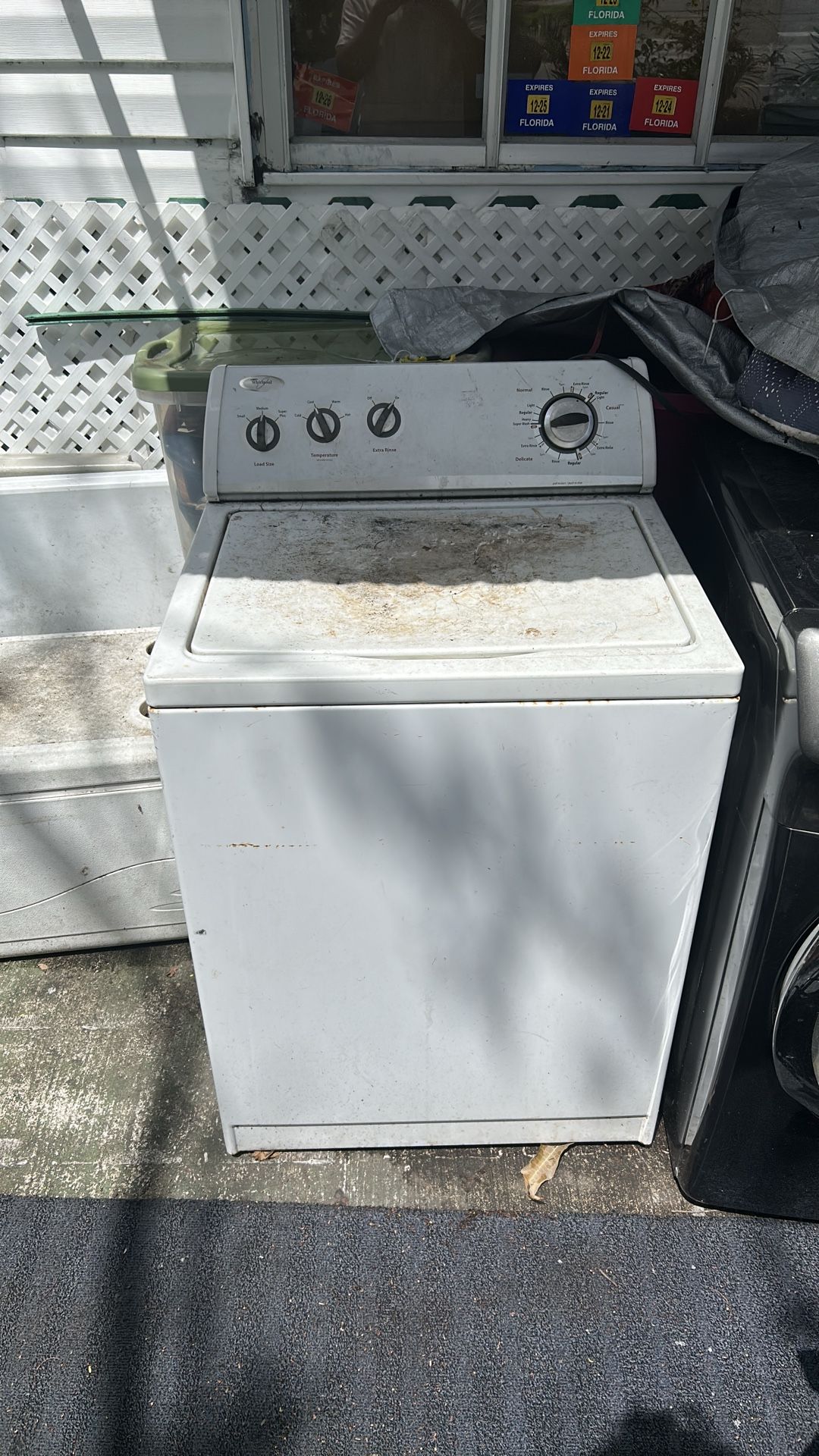 Whirlpool top load washer