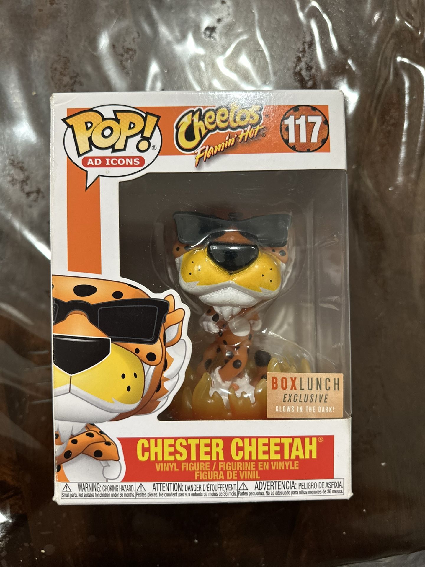 Funko Pop Chester Cheetah (Glows in the Dark)
