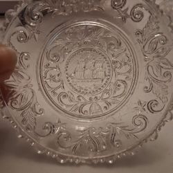 Antique Sandwich American Cup Plate