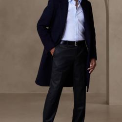 NEW! Banana Republic Tapered Perfect Pant, Navy Blue 31X30 Wool sku(contact info removed)130